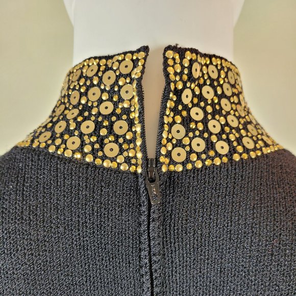 St John Evening Winter Evening Dress Long Sleeve - Picture 8 of 10